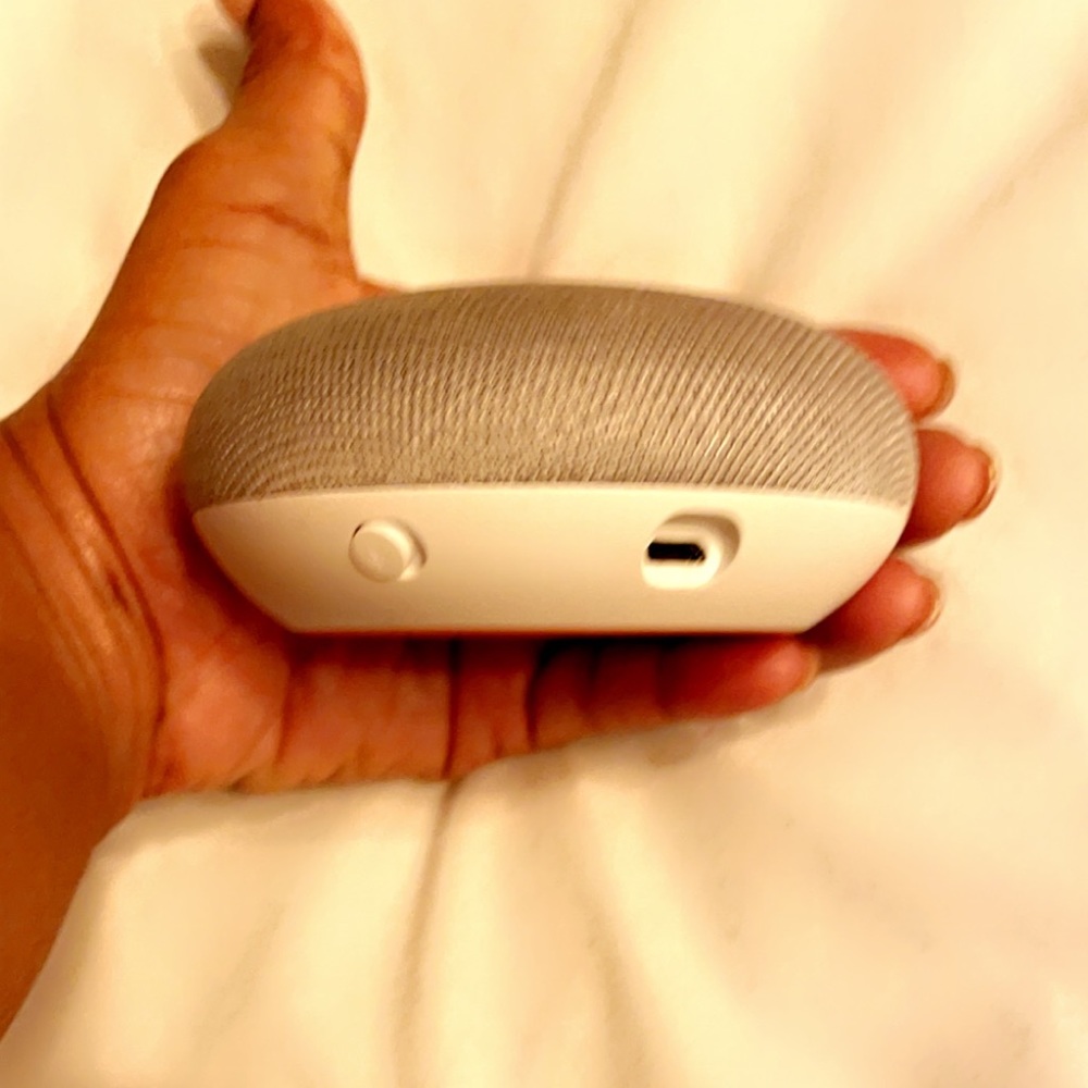 Google home mini with wall mount